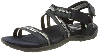 Merrell Terran 3 Cush Lattice, Sandalias Deportivas Mujer, Azul (Navy), 40 EU