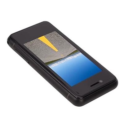 JAWL Mini Teléfono Móvil, Reconocimiento Facial 3G 1680mAh Desbloqueado Dual Card Dual Standby Kids Mobile Phone (Negro)