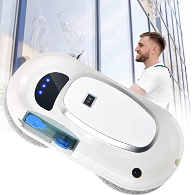 Robot limpiador de ventanas, limpiador de ventanas robótico eléctrico inteligente con fuerza de adsorción ultrafuerte de 5000 PA, robot de limpieza de