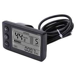 YUANDAN S866 bicicleta eléctrica LCD panel E-Bike 24V36V48V pantalla LCD 22.2mm IP65 SM enchufe bicicleta eléctrica LCD parte en oferta