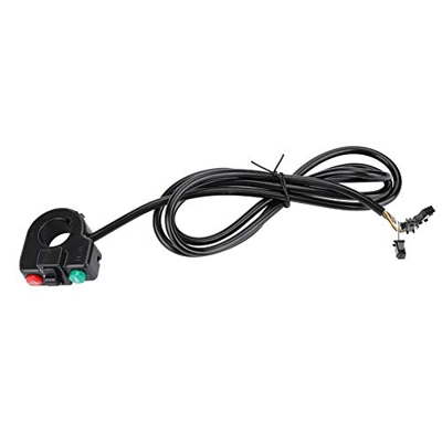 AYNEFY Botón de Interruptor de Giro de Bocina de Luz 3 en 1 para Bicicleta de Montaña E Bicicleta Scooter Eléctrico DK-15 Palanca de Manillar de Faro 