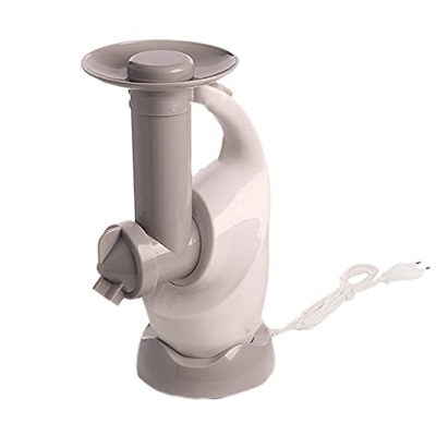 ManTT MáQuina para Hacer Helados Helado Sorbete MáQuina de Yogurt Congelar Congelador de Utensilios de Cocina MáQuina de Postres de Jugo de Fruta Ench