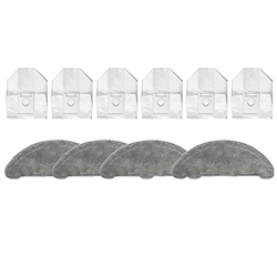 ManTT 10 Piezas para Eve Plus Robot Aspirador Bolsa de Polvo PañO de Limpieza PañO de Limpieza Accesorios de Repuesto Piezas precio
