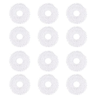 ManTT 12 Piezas para Deebot N9 + Robot Aspirador de Vapor Trapeador Trapeador MáQuina Trapeador Accesorios de Repuesto Piezas