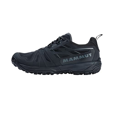 Mammut Saentis Low GTX, Zapatillas para Carreras de montaña Hombre, Black-Phantom, 42 EU