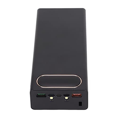 DAWH 16x18650 DIY Power Bank, 22.5W Carga Rápida 18650 Power Bank Box Gran Capacidad Inteligente 2 Salida USB para la Mayoría de los Teléfonos Móviles