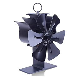 OFFPENSIG WäRmebetriebener Ofenventilator mit 6 FlüGeln, Kamin, Holzbrenner, Umweltfreundlicher, Ventilador Leiser (Kein Magnetisches Thermometer) en oferta