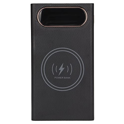 AUHX Carcasa de Caja de Carga USB Dual, Ligera, Precisa, 12 18650, Funda para Banco de Energía, Plug and Play, Gran Capacidad para Teléfonos Móviles(N