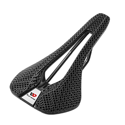 Sillín de Bicicleta Impreso en 3D resinas líquidas Asiento de Bicicleta de Nido de Abeja cojín súper Suave Asiento de Carrera de Ciclismo de triatlón 