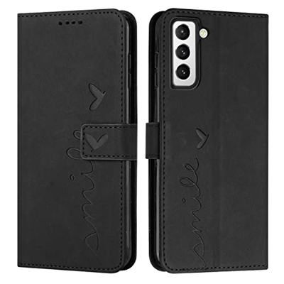 Diseños en relieve [Kickstand] [Correa de muñeca] [Ranuras para tarjetas] Funda protectora de cuero PU para Xiaomi 11T Pro-Negro