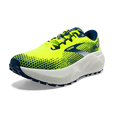 Brooks Caldera 6, Zapatillas para Correr Hombre, Vida Nocturna Titano Seta Ostrica, 44.5 EU