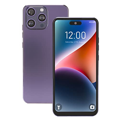 I14 Promax 4G LTE Smartphone para Android 12 - Celular Desbloqueado de 6.6 Pulgadas 12GB+256GB RAM MT6889 Deca-Core CPU 7000 MAh 1440 * 3040 1200W + 2