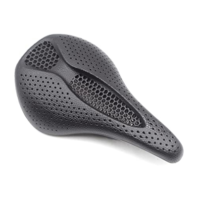 Bicicleta Carbon 3D Impreso Honeycomb Carbon Saddle Wide Hollow Racing Cómodo MTB Mountain Road Bike Seat Saddle (Color : Saddle - Fender)