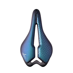 VL-1A37 Road MTB Bike Saddle TT Racing Asiento de Bicicleta de Carbono Ultraligero Transpirable Cómodo sillín de Ciclismo (Color : VL-1A37 Blue Purple precio