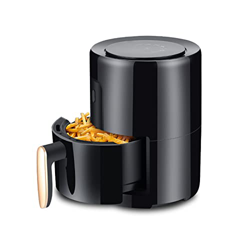 ECONOA Freidora Negra Automática 2.5L Papas Fritas Electromecánica 1000W Máquina De Desayuno Inteligente Pantalla Táctil L20.2*H28cm Family en oferta