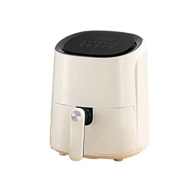 Freidora de aire 4.6L con pantalla digital 1340W Freidora de aire multifunción sin aceite para uso doméstico Cesta antiadherente de tiempo y temperatu