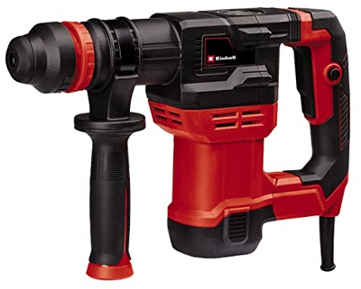 Einhell Martillo de demolición TE-DH 5 (5 J, portaherramienta SDS-plus, asidero amortiguado en vibraciones, asidero adicional ajustable flexible, incl