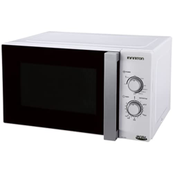 INFINITON MW-A25BG – Microondas, Blanco, 25 Litros, 900W, Función Grill 1000W, 9 programas características
