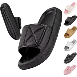 Geweo Zapatilla Mujer Hombr baño Casa Ducha Unisex Suela Gruesa Antideslizantes Playa Piscina Jardín Slippers Negro 44/45EU precio