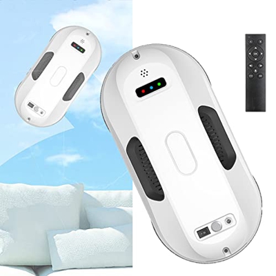 LAVLAP Robot Limpiador de Ventanas, Aspirador de Ventanas Robot Automático de Limpieza de Ventanas de Vidrio con Control Remoto para Limpieza de Venta