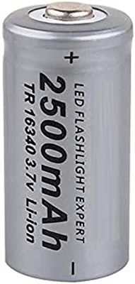 Capacidad Total 3,7 V 2500Mah 16340 Cr123A Utilizado para Linterna Led Banco de energía micrófono cámara inalámbrica 10 Uds