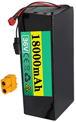 stdpcxz Batería para Bicicleta Eléctrica 36V para Motor De 200W 250W 350W 450W 500W 750W, Batería Ebike 18AH con Cargador + BMS 36V 18Ah,XT60 características