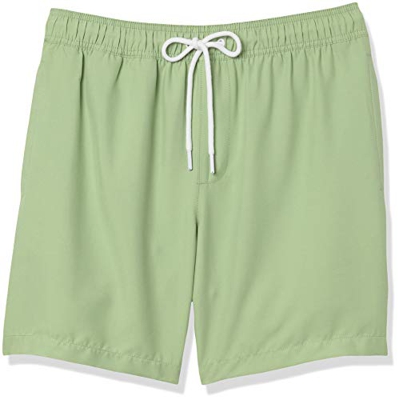 Amazon Essentials Bañador de Secado Rápido de 18 Cm Hombre, Verde Salvia, XXL