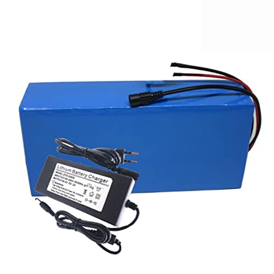 48V 12Ah 13S6P E-Bike Batería De Iones De Litio con 54.6V 2A Cargador Y BMS Paquete Batería Iones Litio Bicicleta Eléctrica,para Scooter eléctrico ebi