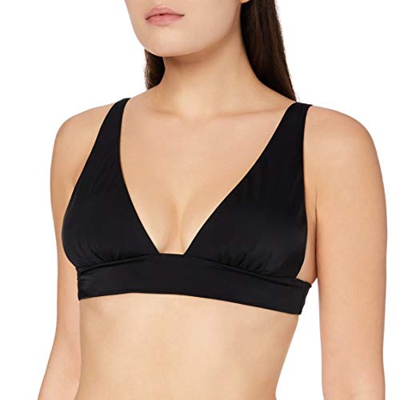Iris & Lilly Am12 Tops de Bikini, Negro, L