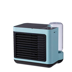 Air Cooler Portable Mobile Air Conditioner 3 in 1 Coolers Humidifier Purifier with USB 3 Speeds Desktop Cooling Fan for Office Home Dorm Travel Blue ( características