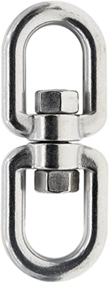 Uotyle Giratorio, M8 giratorio de acero inoxidable giratorio suspensión para sillas colgantes/columpios/sacos de arena/columpio terapéutico