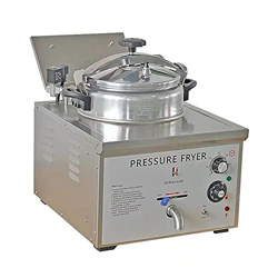 SAVAAL Freidora a Presión De Pollo, Máquina Freidora a Presión De Pescado Y Pollo De 16 L, Freidora De Cocina De Restaurante De Mesa De 3000 W, para R características