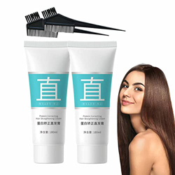 EDITHE Protein Correcting Hair Straightening Cream, Correcting Hair Straightening Cream, Nourishing Fast Smoothing Collagen Hair Straightener Cream (2 características