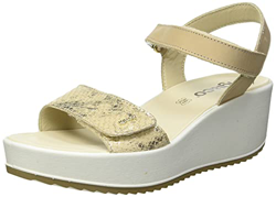 Igi&Co DCD 71642, Sandalias con cuña Mujer, Beige, 40 EU en oferta
