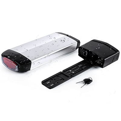 TGHY 36V Ebike Batería Rack Trasero 48V Batería Bicicleta eléctrica Batería de Litio con Cargador para 250W 350W 450W 500W 650W Motor de Bicicleta Kit