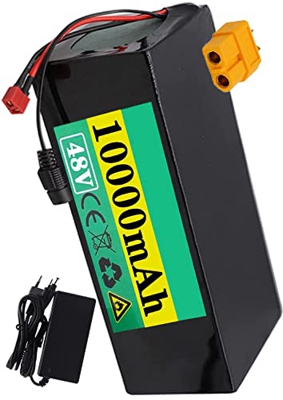 stdpcxz Batería Eléctrica para Bicicleta 48V 10Ah Batería De Litio Y Litio Batería De Bicicleta Eléctrica Recargable para 1000W 750W 500W 450W 350W 20