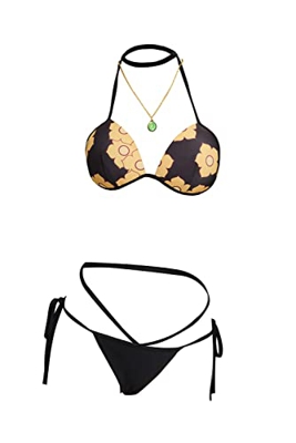 KoleGoe Mujeres Mi Vestir Darling Marin Kitagawa Cosplay Bikini Set Halloween Marin Kitagawa Traje de baño