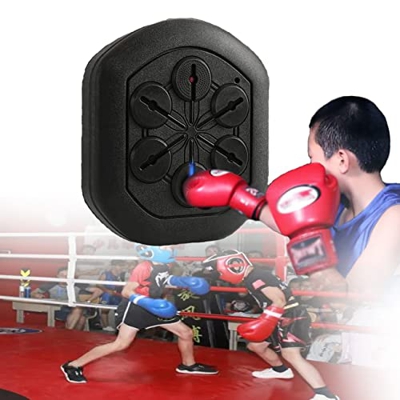 DOZIRA Blanco de Pared de Boxeo montado en la Pared con Guantes de Boxeo, Boxeo Musical Adecuado para Juegos en casa, Fitness, liberación de estrés, H