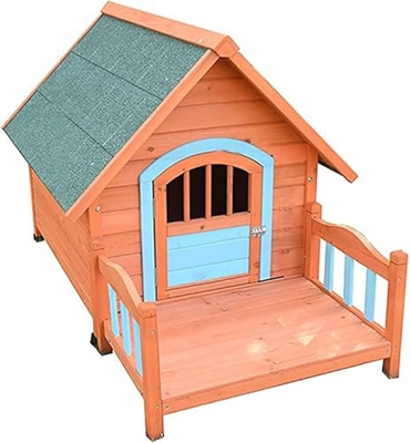 YXGLL Casa de Madera Maciza para Perros, casa para Gatos, casa para Mascotas, Jaula para Interiores y Mascotas de Gama Alta, Perrera, Refugio Aislado 