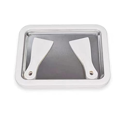 Heladera para máquina para hacer helados enrollados, con 2 palas, helado enrollado casero, máquina de yogurt congelado, molde/rollo de helado, máquina