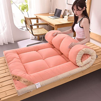 XOMART Colchón De Suelo Japonés,Colchón De Tatami para Dormir,Colchón Enrollable para Acampar,Tradicional futón colchón,Colchón para Dormitorio De Est