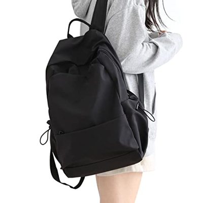 HYC00 Mochila escolar Bolsas de viaje causales para mujer Mochila para computadora portátil de 14 pulgadas Mochila ligera para adolescentes Mochila re