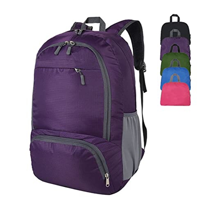 HYCOPROT Mochila Ultraligera Plegable 35L, Mochila Resistente al Agua para Senderismo, Mochila de Viaje para Hombre Mujer Camping Ciclismo Escalada Vi