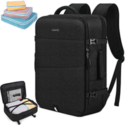 Lubardy Mochila Portatil Hombre 40L Mochila Ordenador Portatil 17,3 Pulgadas Mochila Viaje Mujer Gran Impermeable con 3 Set de Organizador Equipaje pa precio
