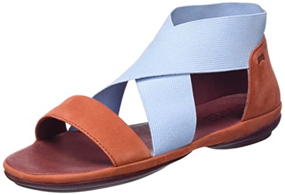 CAMPER Right Nina-K200759, Sandalia Mujer, Rojo, 39 EU