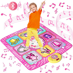 D DRONRCBRO Alfombrilla de Baile para Niñas, Juguetes Regalos para Niños 3 4 5 6 7 8+ Años, Alfombra Musical con Función Bluetooth y Luces LED, 6 Modo precio