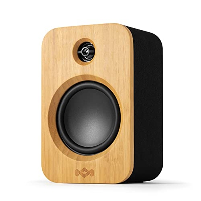 House of Marley Altavoz Bluetooth Get Together Solo - Altavoz Portátil, 25 horas de Batería, Entradas RCA y AUX, Carga USB-C, Sonido Estéreo de Rango 