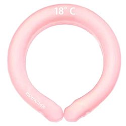 Amagogo Verano caliente Usable Cuello Tubo de enfriamiento Reutilizable frío Paquete de Prevención de insolación para trotar, Rosado precio