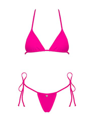 Selente Love & Fun - Bañador para mujer con diseño de monokini, Micro Bikini rosa, S-M en oferta