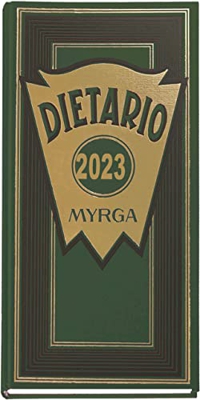 MYRGA - Dietario 2/3 2023, 1 Día Página (VERDE)